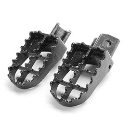 Krator MX Foot Pegs Motocross Dirt Bike Footrests L & R Compatible with 2002-2012 Yamaha TW200