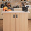 Ravinte 2 Pack Black Cabinet Pulls - Recessed Finger Pulls