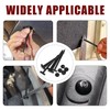 200 Pack Nylon Universal Cable Tie Buckle Zip Tie, Heavy