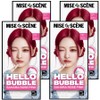 Mise-en-scène Hello Bubble Dye, 7P Sahara Rose Pink, 4 pcs / 미쟝센 헬로 버블 염색제, 7P사하라로즈핑크, 4개