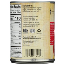 Woodstock Farms - Organic Jellied Cranberry Sauce - 14 oz.