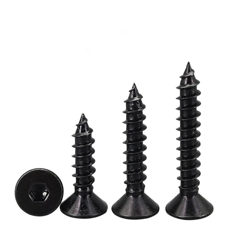 MACHSWON 50 PCS Hex Head Screw Bolts M5*25mm Carbon Steel