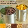 Tanjiae Compact Stainless Steel 100% Airtight Canisters Sets for Small