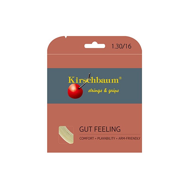 Kirschbaum Unisex's Gut Feeling String Set-Off-White, 1.3 mm
