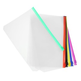 Operitacx 1 Satz Aufbewahrungstasche Für Notizbücher Dokumententasche Umschlag Schreibwarentasche Breaker Automatischer Filter Reißverschlussknöpfe Taschen Große Taschen 12 Stück