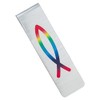 Colourful Magnetic Bookmark Rainbow Fish [Magnetic Foil in Elegant Stainless