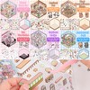 Omnikryp 6 Sets 3D House Stickers, DIY House Stickers, Miniature