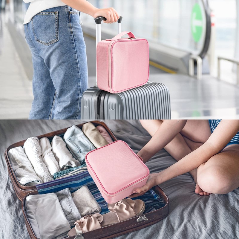 Travel Makeup Case Storage Make Up Tools Cosmetic Bags Black