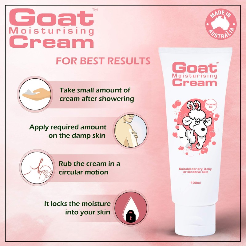 Goat Moisturising Cream Moisturising Hand and Body Cream - Enriched
