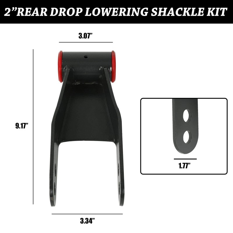 VEHITO 1994-2001 DODGE RAM 1500 2" OR 1" REAR DROP