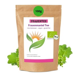 Konfitee Women's Mantle Tea 100 g I Organic Women's Tea I Gently Dried I Natural Product Made from Women's Mantle Herb I Free from Additives and Flavourings I Vegan & Gluten Free I Premium Quality