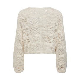 ONLY Women's Cardigan, Cloud dancer