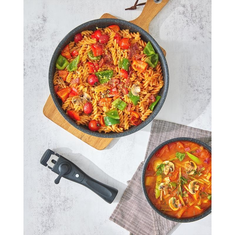 BEZIA Induction Cookware Set 13 Pieces, Nonstick Pots and Pans
