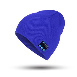 Bluetooth Beanie Hat Rechargeable Beanie Hat with Built In Mic Stereo Speakers Autumn Winter Warm Knitted Hat