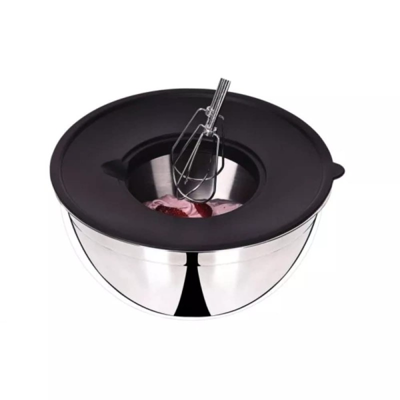 Stainless Steel Mixing Bowl with Splash Proof Lid Serving Bowl