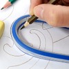 Smgda Flexible Curve Ruler 12 Inch Ruler Bendable Curve Template,