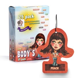 25x Peach (Durazno) Scent La Chica Fresita Aromatizante Ambientador Aire carro,