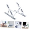 Operitacx Adjustable Aluminum Laptop Stand Foldable Portable Riser with Stable