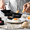 YUUTIAL 6-Pack Egg Rings for Frying with Oil Brush,Fried Egg