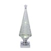 Kurt Adler Battery-Operated Lava Light Tree, 14-Inch, Clear and Silver