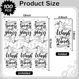 100 Pcs Disposable Hand Towels for Bathroom - 3-Ply Premium Quality Paper Guest Towels Disposable Bathroom Guest Napkins for Powder Room Wedding Birthday Holiday Anniversary Party