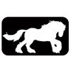 Gypsy Vanner Horse Sticker TP 1300 vinyl 6" Decal