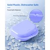 JMU Retainer Case with Vent Holes, Mouth Guard Case Dental