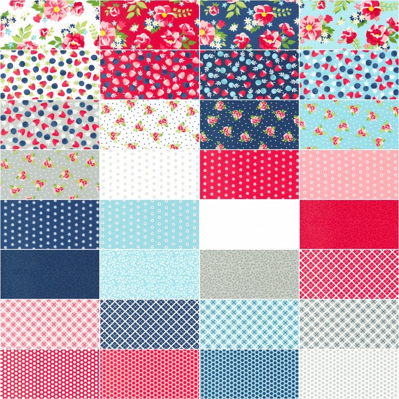 Berry Basket Layer Cake®, 42-10" Precut Fabric Quilt Squares by