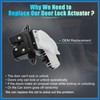A ABSOPRO Replacement Rear Liftgate Door Lock Actuator for Mazda