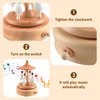 BLIENKREBY Musical Box Ballerina Wood, Music Box with Rotating Train,