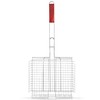 Alpine Cuisine BBQ Grill Basket 24.5 Inch Rectangular with Comfortable