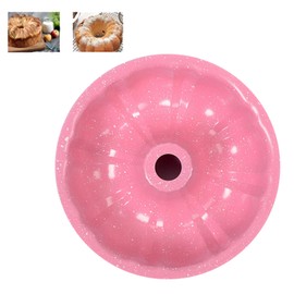 CHENGBAO Tipo Calabaza Molde Para Hornear Pastel，No Pegajoso Moldes Para Hornear，Acero Al Carbono Molde Para Gelatina Moldes (Rosa)