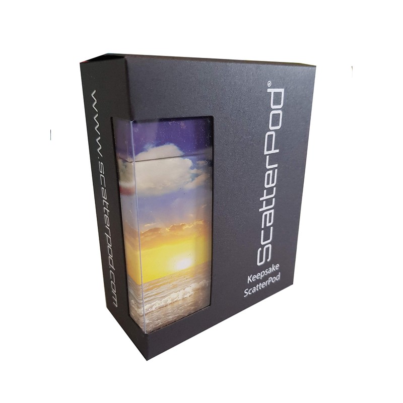 ScatterPod Sunset Ocean Scattering Keepsake Cremation Urn