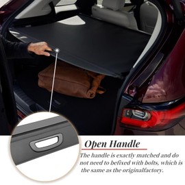 Vesul Compatible with Kia Sportage 2023 2024 2025 Retractable Cargo Cover Waterproof Security Shade Shield Rear Trunk Tonneau Cover Anti-Peeping Luggage Privacy Screen