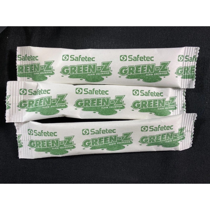 SAFETEC Green-Z Fluid Solidifier Absorbent Powder .8oz/22g Packet 42008 (40/bag)