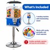 4 Compartment Coin Operated Candy Vending Machine with Adjustable Stand
