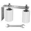 Eadabok Gate Roller Guide Adjustable Sliding Gate Nylon Roller 3''