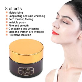 Corrector de Piel, Crema de Base Hidratante de Aislamiento, Crema Cosmética Facial para el Cuidado de la piel DD Beauty, Base de Maquillaje