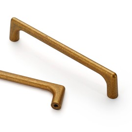 Asidrama 30 Pack 5 Inch(128mm) Antique Brass Cabinet Pulls Cabinet Handles Cupboard Handles Kitchen Cabinet Hardware for Cupboard Drawer Pulls