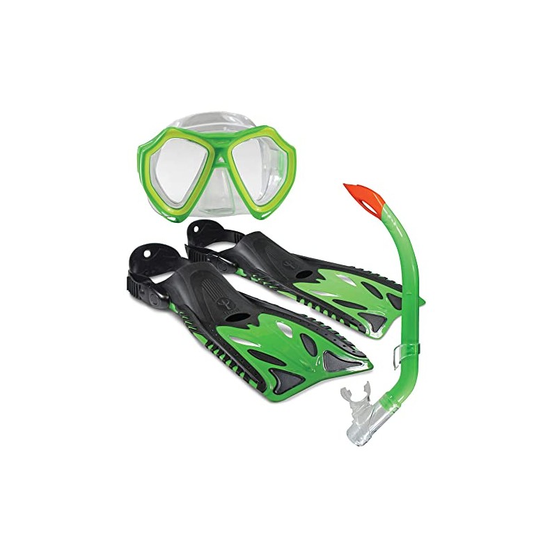 Nipper Schnorchelset Jnr Lime