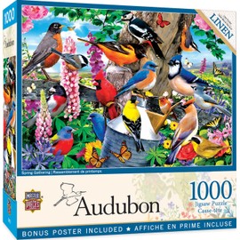 MasterPieces 1000 Piece Jigsaw Puzzle for Adults, Family, Or Youth - Spring Gathering - 19.25"x26.75"