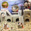 Hamster Hideout House Multi Chamber Rat Hide Hut Castle Climbing
