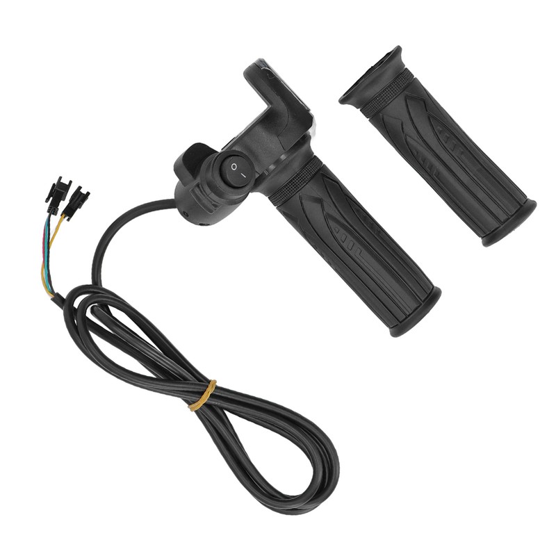 1 Pair Electric Bike Throttle Grip Rubber Twist Throttle Grips