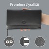 Baur Women's Genuine Leather Wallet with RFID Protection, Large Wallet,