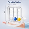 Youmang 3-Ball Incentive Spirometer Lung Exerciser - Adjustable Breathing Trainer
