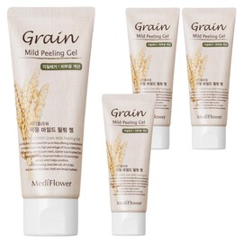 Mediflower Grain Mild Peeling Gel, 4 pieces, 100ml / 메디플라워 곡물 마일드 필링젤, 4개, 100ml