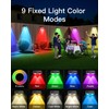 KEILAIMO Solar Fence Lights Outdoor, 12 Pack IP65 Waterproof Fence