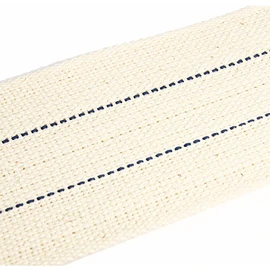 NKlaus 1 Metre Flat Wick Woven 64 mm 100% Natural Cotton Wick for Oil Lamp with Purified Petroleum 1289