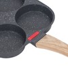 Egg Frying Pan Heat Sensitive Silicone Aluminium Pancake Frying Pan