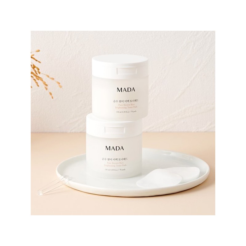 (MADA)1+1MADA 순수 현미 미백 토너패드 (MADA) 1+1 MADA Pure Brown